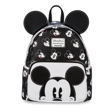 Disney Parks Loungefly Black White Mickey Mini Backpack 2025 Classic - NEW