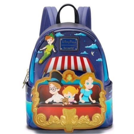 2025 Disney Parks LOUNGEFLY Peter Pan's Flight Mini Backpack - NEW