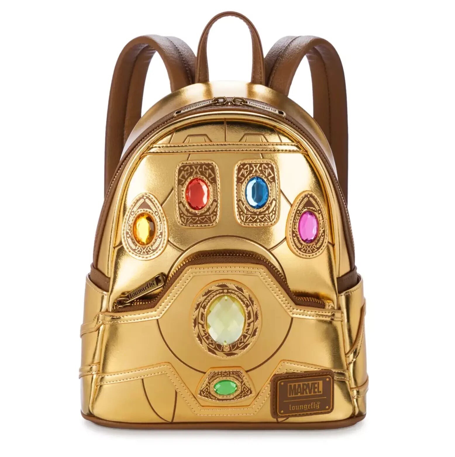 Disney Loungefly 2024 Marvel Avengers Infinity War Thanos Gauntlet Backpack NEW