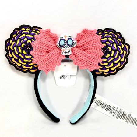 Disney Parks Coco Crochet Dia De Los Muertos Minnie Mouse Ears Headband 2022 NEW