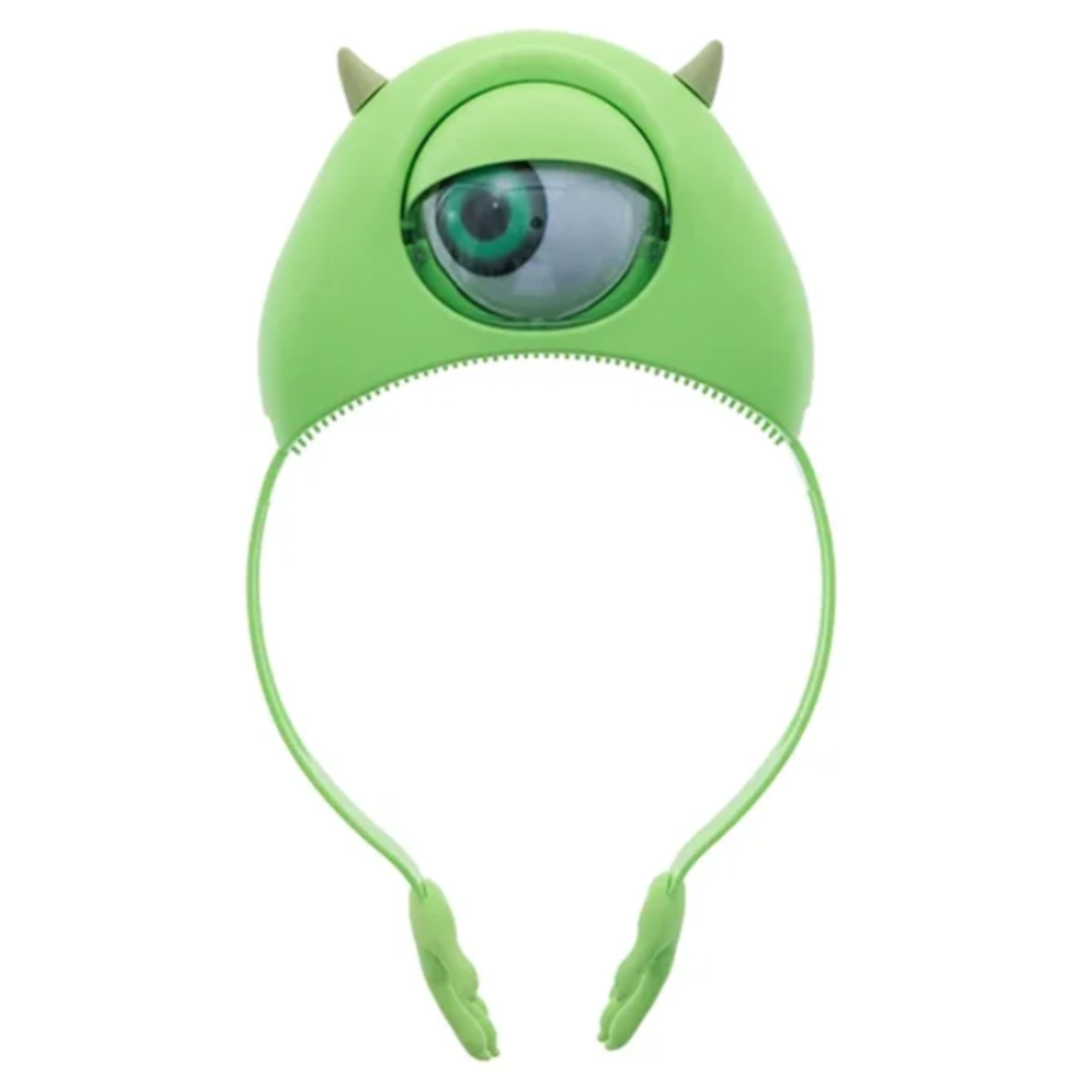 Disney Parks Pixar Monsters Inc Light Up Mike Wazowski Ear Headband - NEW