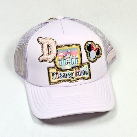 Disneyland - Stoney Clover Lane - Glitter Castle Minnie Mouse Ears Trucker Hat in Purple