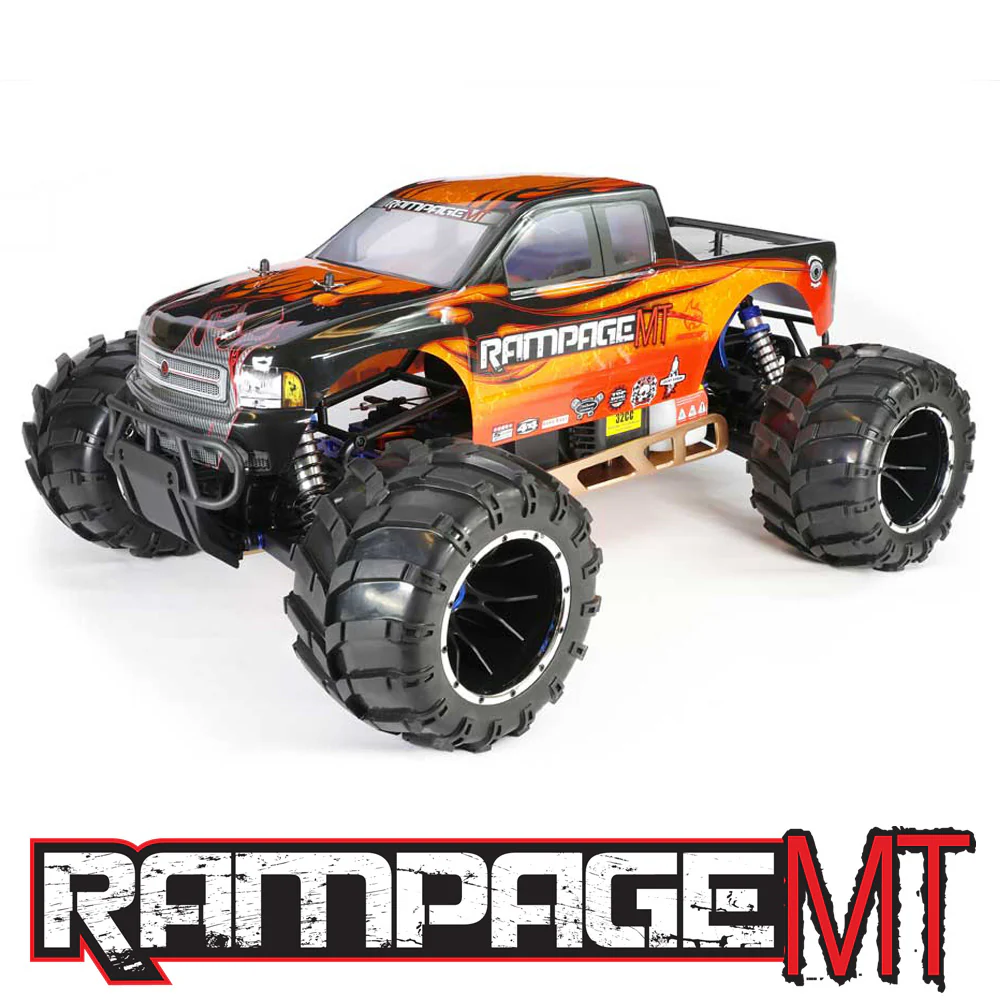 Redcat Rampage MT V3 RC Monster Truck - 1:5 Gas Powered Monster Truck