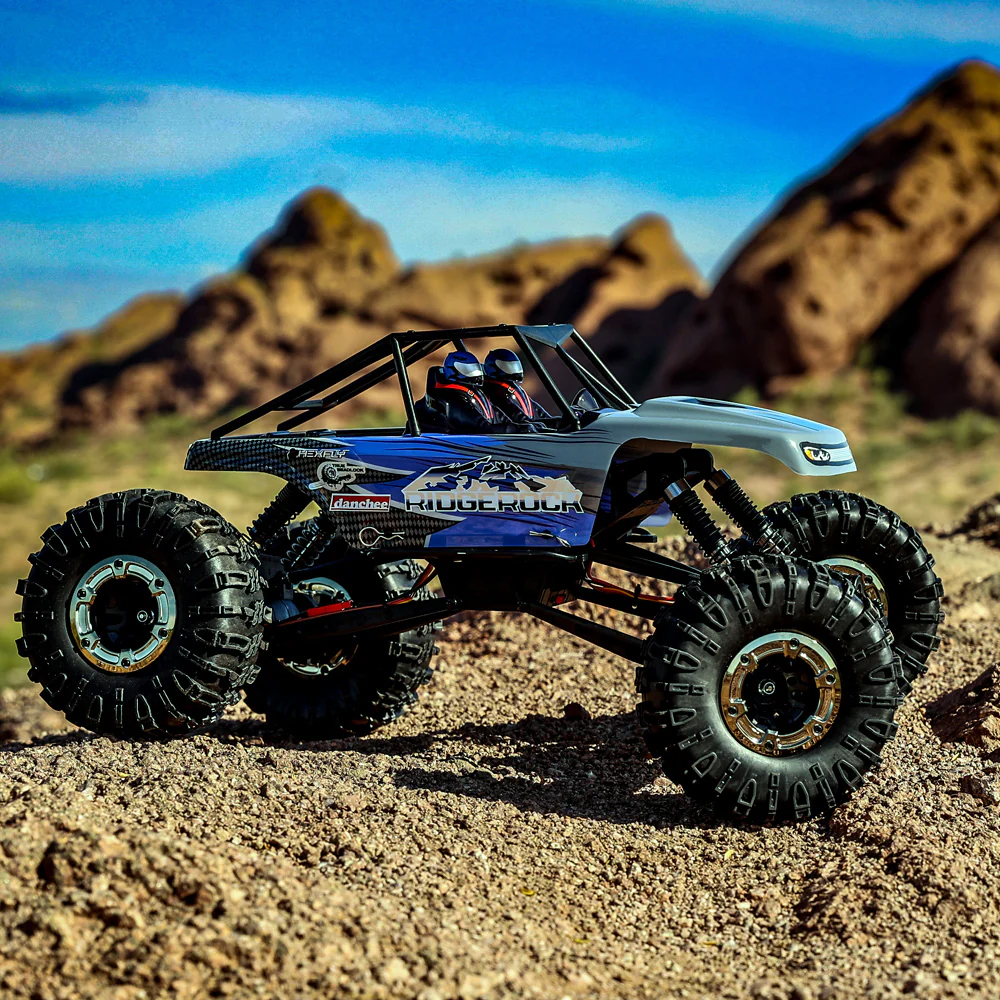 Redcat Danchee Ridgerock RC Crawler - 4 Wheel Steering - 1:10 Brushed Rock Crawler - Image 14