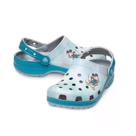 Disney Park Mickey Mouse Tie-Dye Blue Crocs Clogs Adult Size