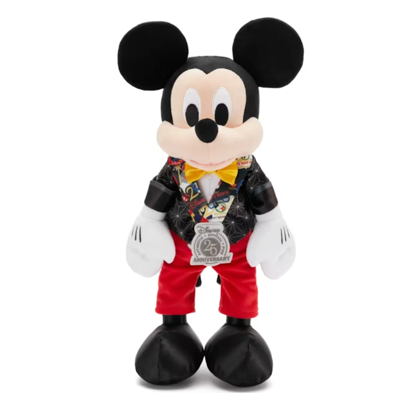 Disney Parks - Mickey Mouse 25th Anniversary Pin Trading Plush