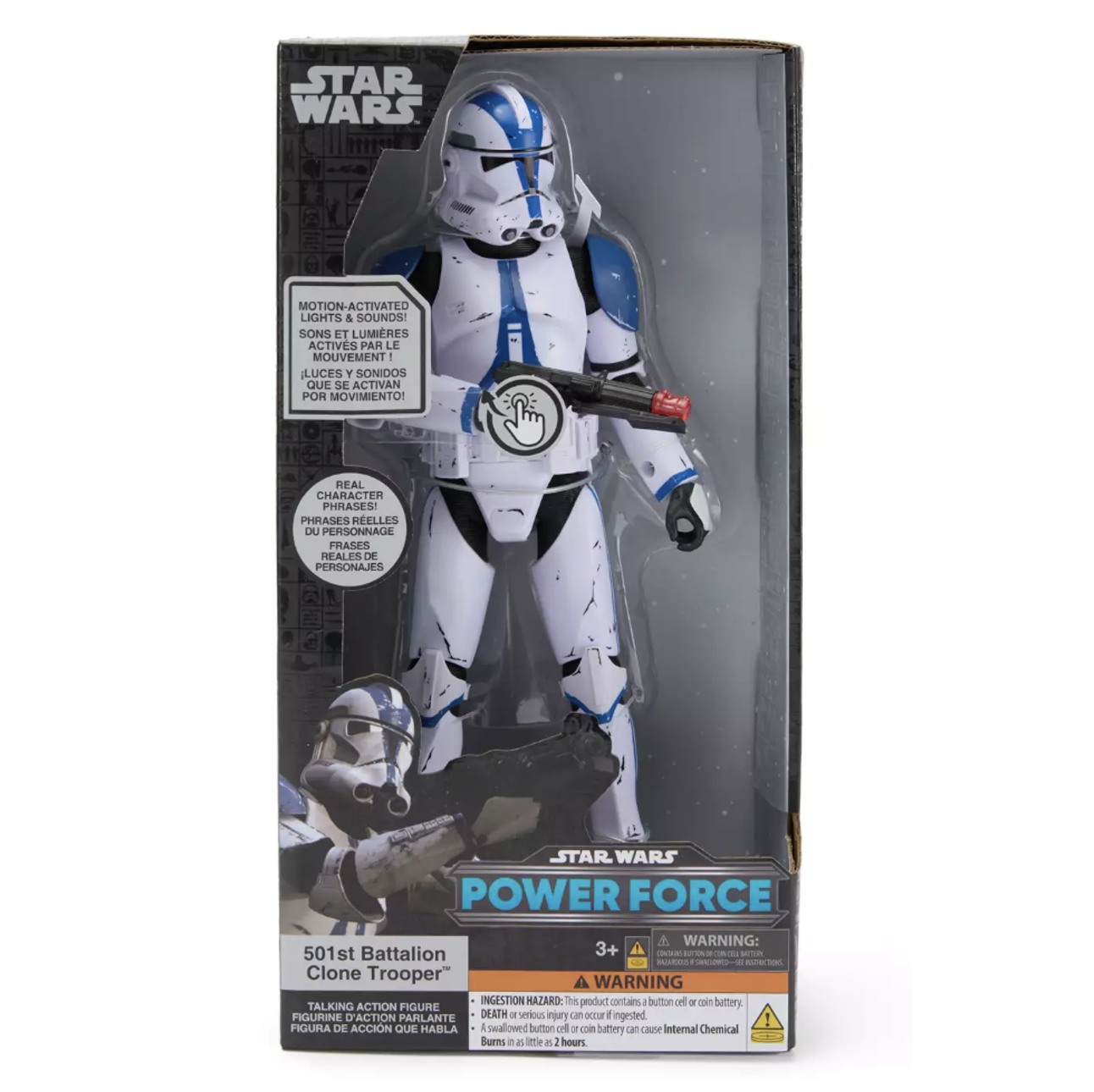 Disney Parks - Star Wars - 501st Battalion Clone Trooper Power Force Action Figure