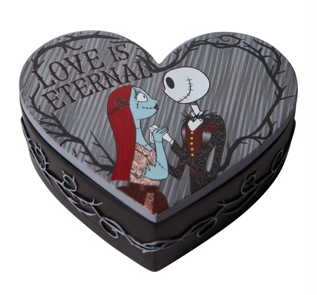 Disney Showcase - Jack Skellington and Sally - Storage Trinket Box with Lid - 2021