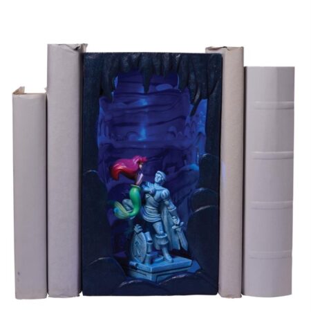 Disney Showcase - The Little Mermaid - Ariel's Secret Grotto Lit Book Holder Bookend - 2023