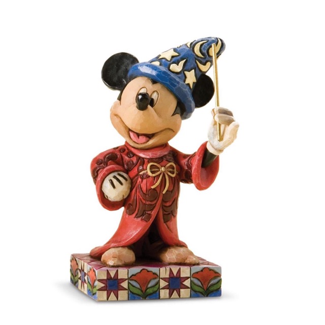 Disney Traditions Collection - Jim Shore - Sorcerer Mickey Mouse Holding Wand Figurine - 2007