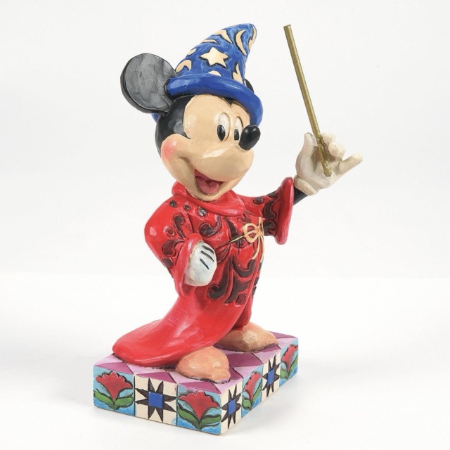 Disney Traditions Collection - Jim Shore - Sorcerer Mickey Mouse Holding Wand Figurine - 2007 - Image 3