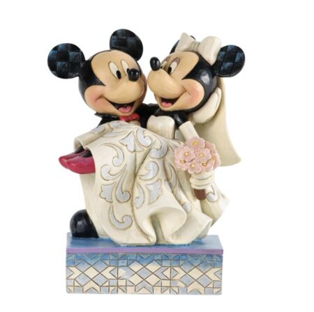 Disney Traditions - Jim Shore - Mickey and Minnie Mouse Bride and Groom Wedding Figurine - 2013