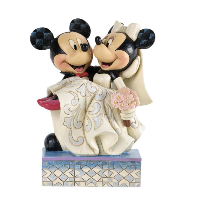 Disney Traditions - Jim Shore - Mickey and Minnie Mouse Bride and Groom Wedding Figurine - 2013