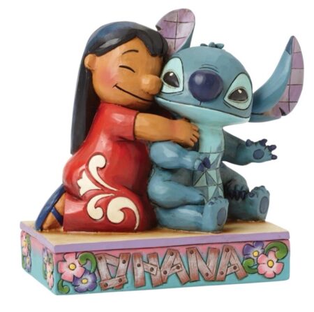 Disney Traditions Collection -Jim Shore - Lilo and Stitch Hugging Figurine - Ohana Collectible - 2014