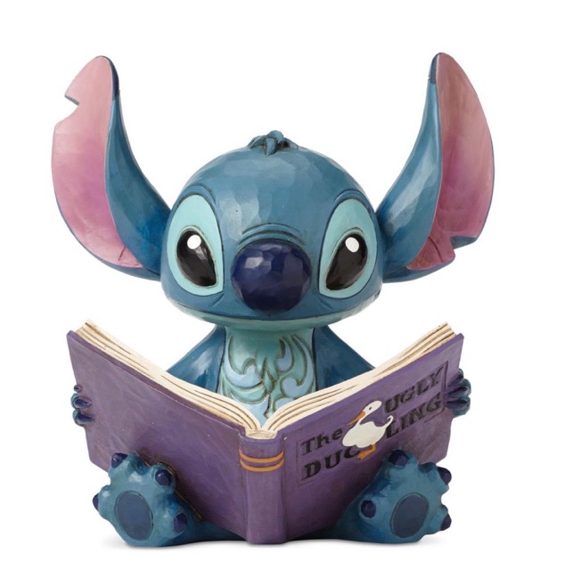 Disney Traditions - Jim Shore - Lilo and Stitch - Ugly Duckling Book Figurine - 2015