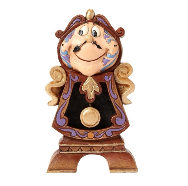 Disney - Traditions Collection Jim Shore - Beauty and The Beast Cogsworth The Clock Miniature Figurine - 2015